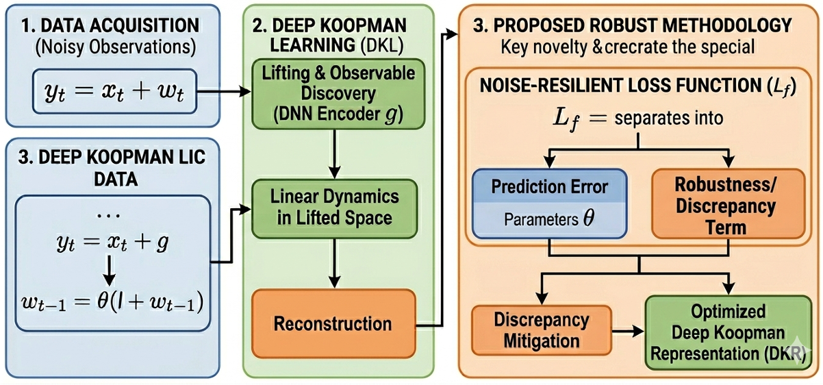 Deep Koopman learning using noisy data figure
